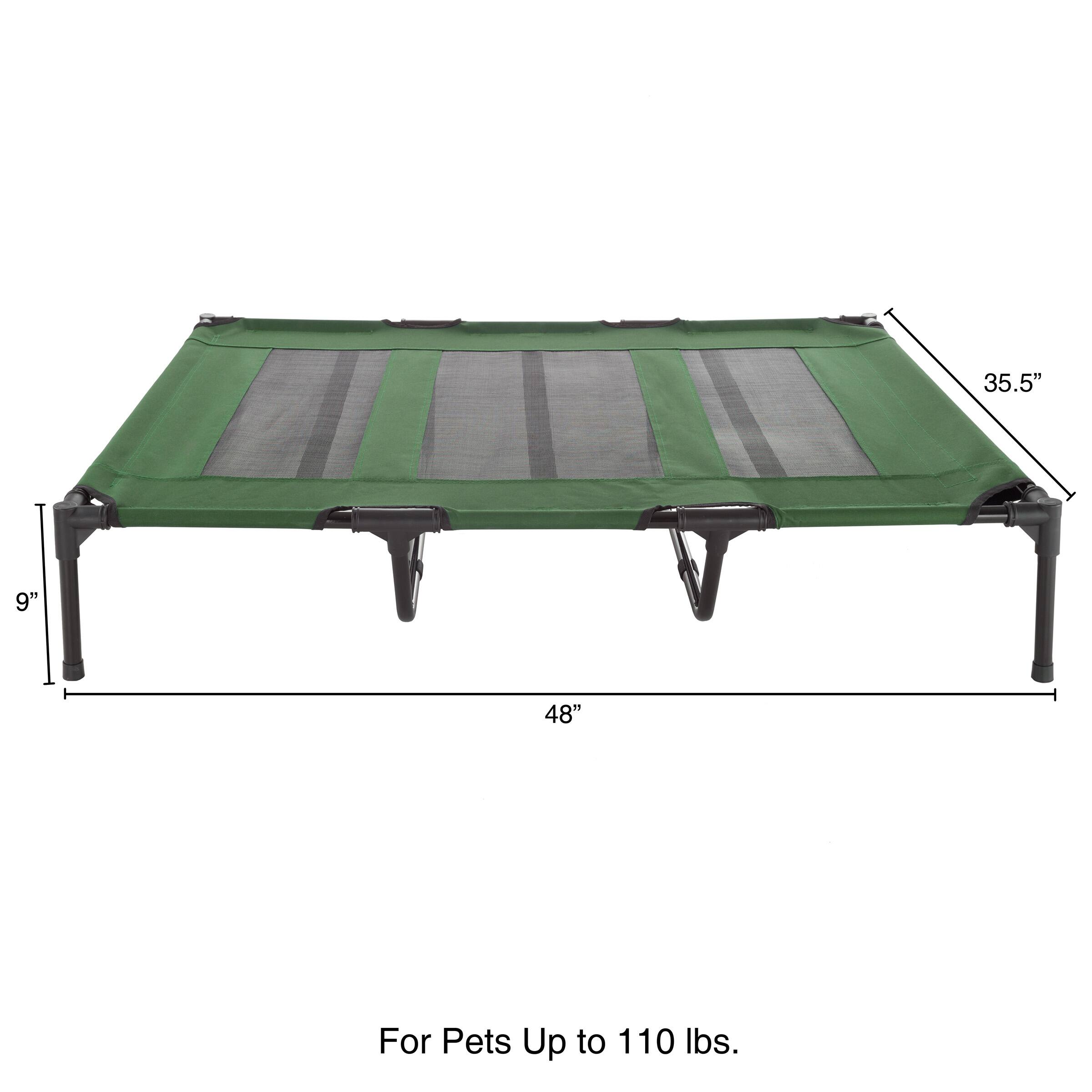 35.5" x 9" x 48" For Pets Up to 110 lbs.
