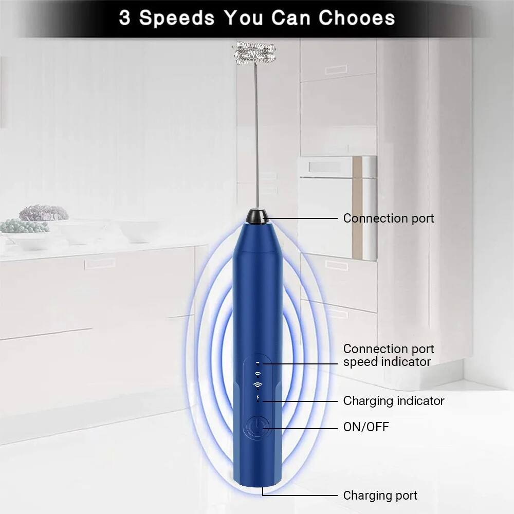 3 Speeds You Can Choose

- Connection port
- Connection port speed indicator
- Charging indicator
- ON/OFF
- Charging port