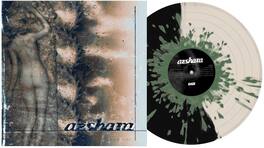 Azshara - Ashen Skies - Half Black/Half Bone w/ Army Green Splatter - VINYL LP