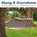Hang it Anywhere
Easily hang from trees, poles, or a stand (not included) and unwind