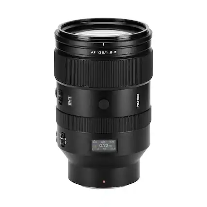 AF 135/1.8 Z
LAB
VILTROX
CLICK
0.72 0.75 0.78 0.72 m 4 2,8 218