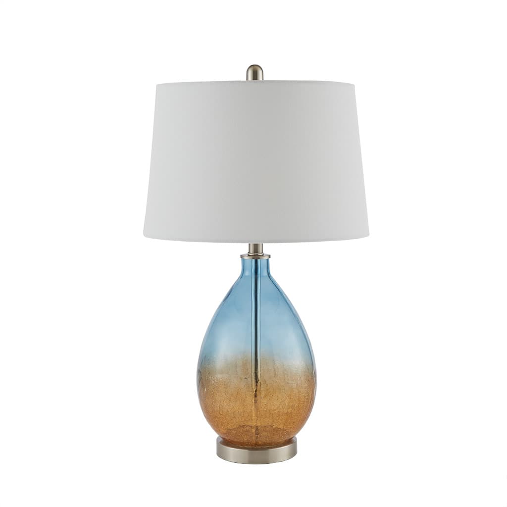 Angle. Luckbyte - Cortina Ombre Glass Table Lamp Set of 2.