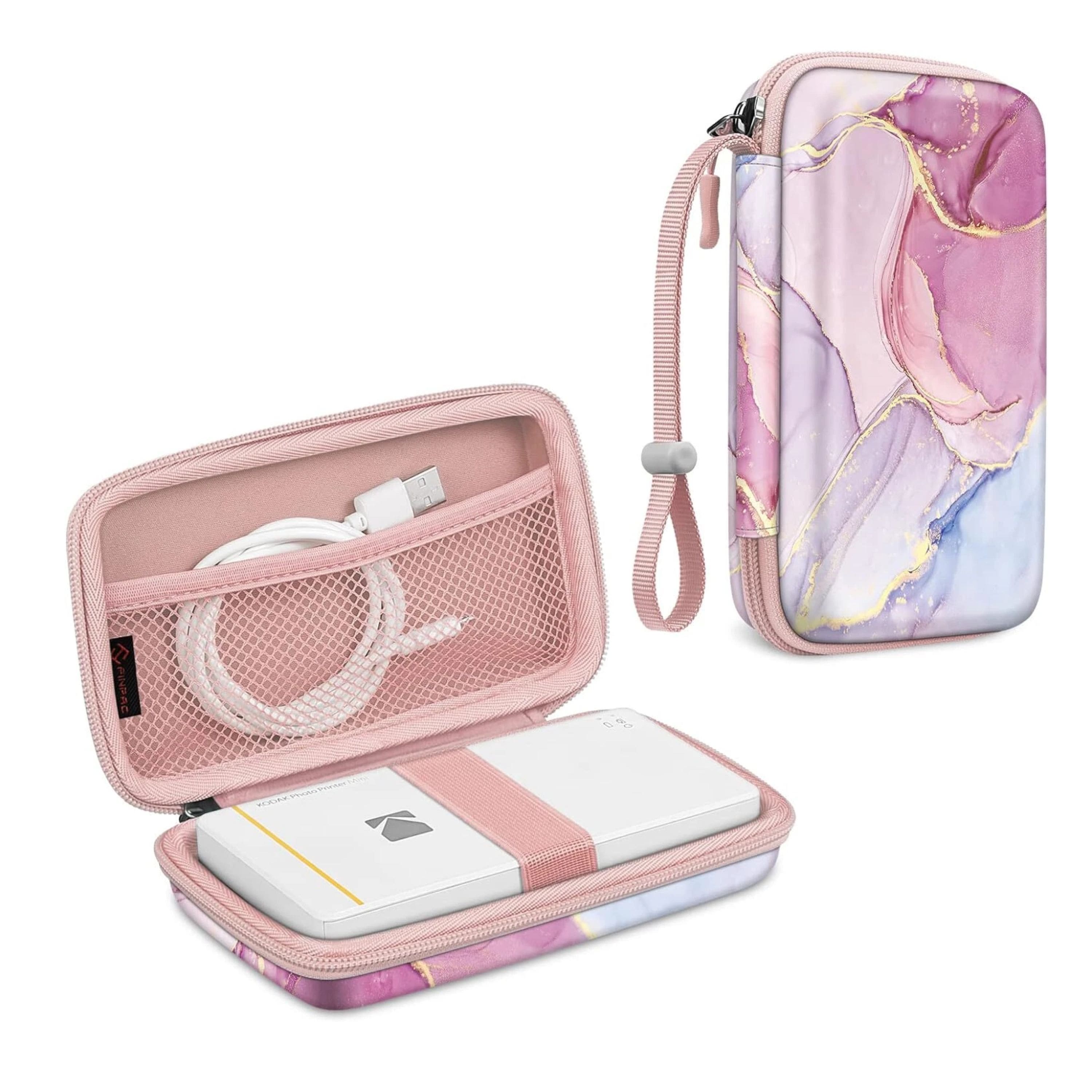Kitcheniva - Hard EVA Carry Case Bag With Strap For Kodak Mini 2 HD/ Mini/Mini Shot Glittering Marble price history on PriceWatchPro