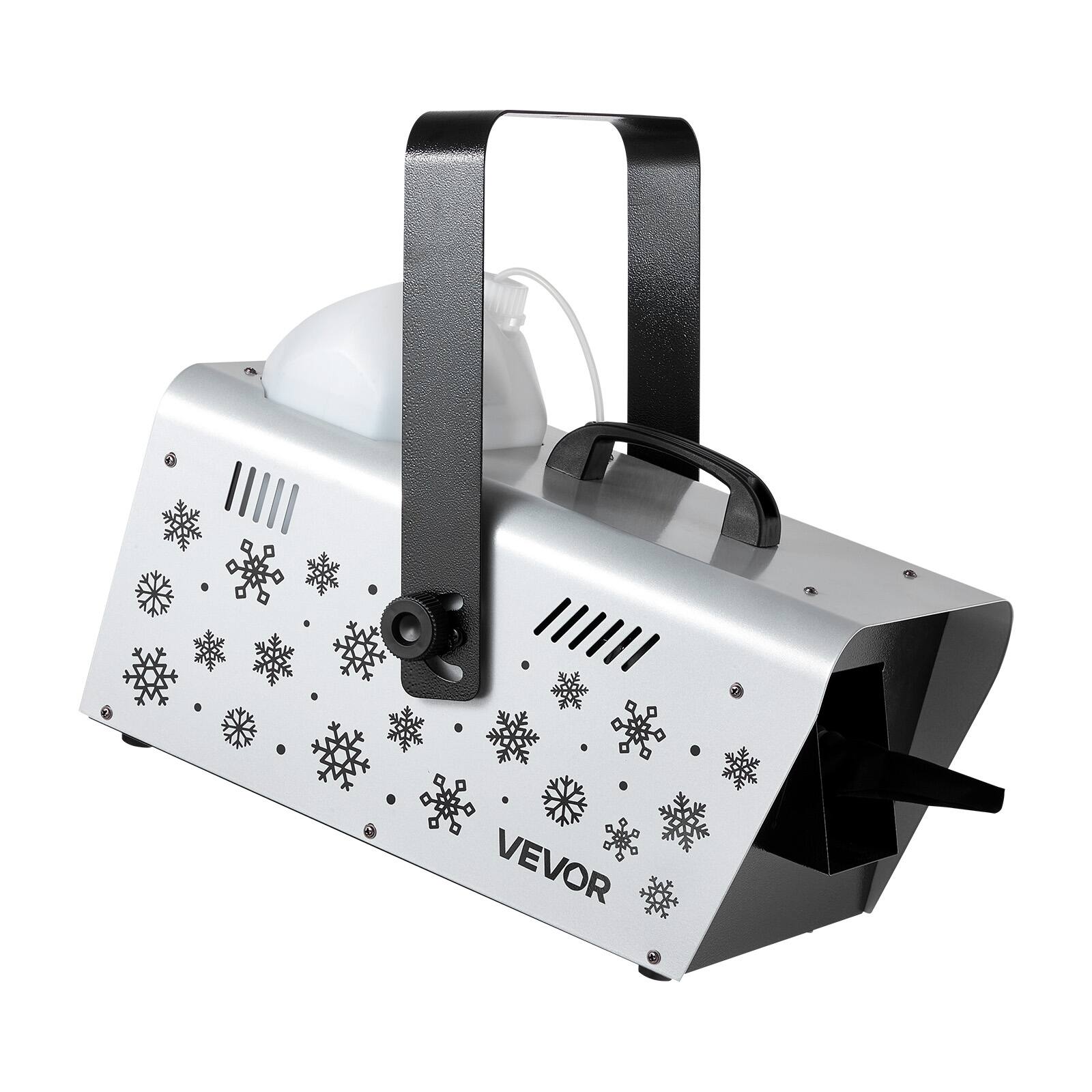 Alt View 5. VEVOR - Snow Machine, 1500W Handheld/Hanging Snow Maker By Wireless Remote Control, Portable Snowmaking Machine - Black.