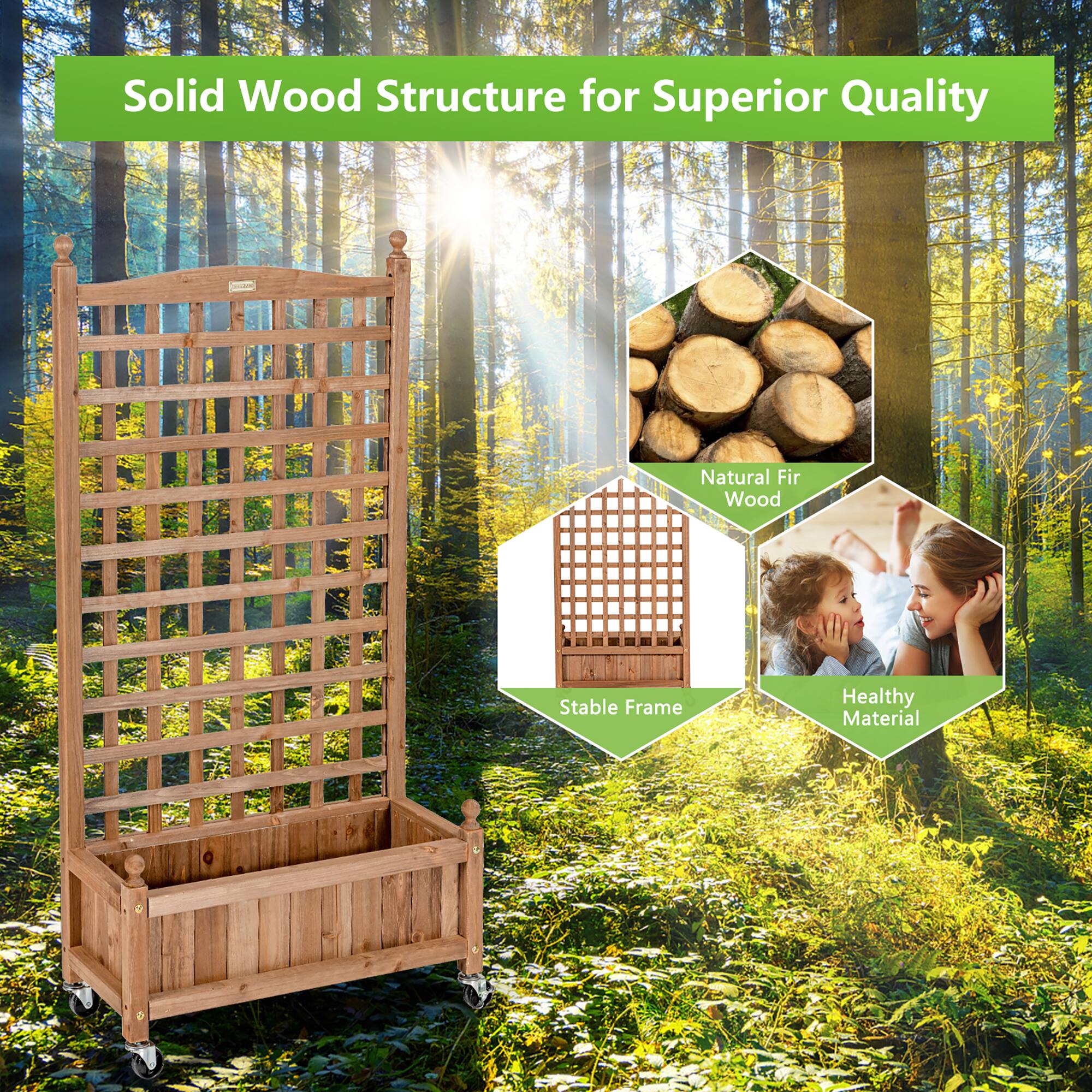 Solid Wood Structure for Superior Quality Natural Fir Wood Stable Frame Healthy Material