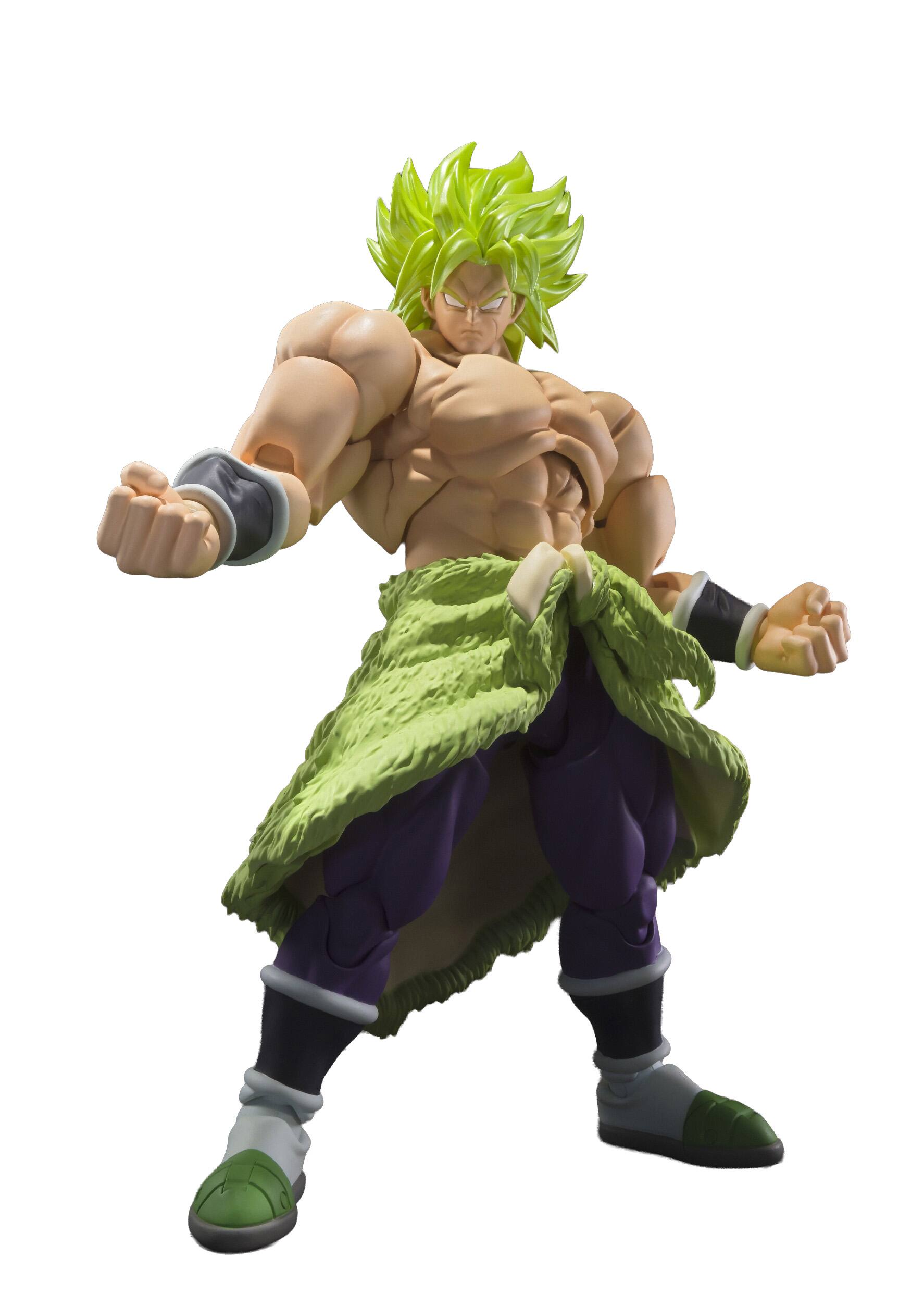 Angle. Bandai - 8.6" Super Saiyan Broly Fully Power - Dragon Ball Super: Broly - Tamashii Nations S.H. Figuarts.