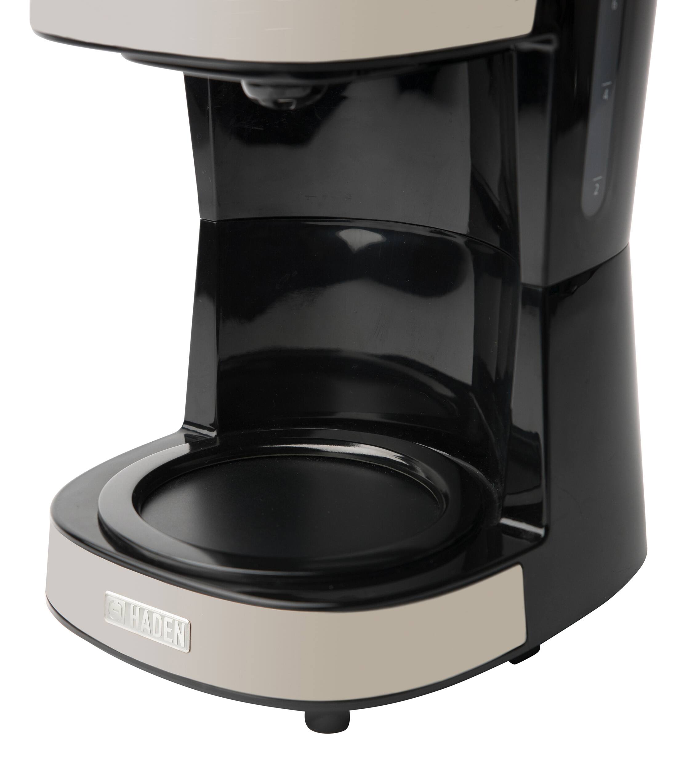 Angle. Haden - 12-Cup Programmable Coffee Maker with Strength Control and Timer - Putty.