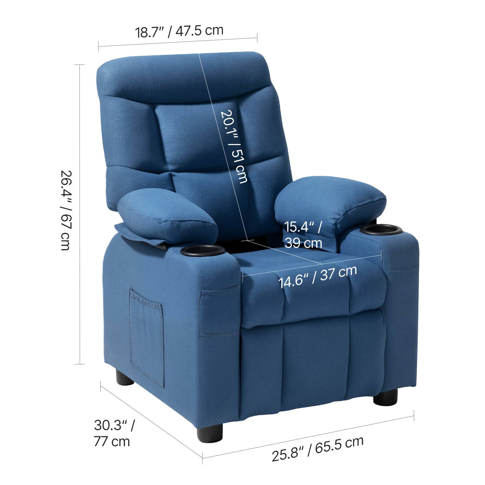 18.7" / 47.5 cm  
26.4" / 67 cm  
20.1" / 51 cm  
15.4" / 39 cm  
14.6" / 37 cm  
30.3" / 77 cm  
25.8" / 65.5 cm  
25.8" / 65.5 cm