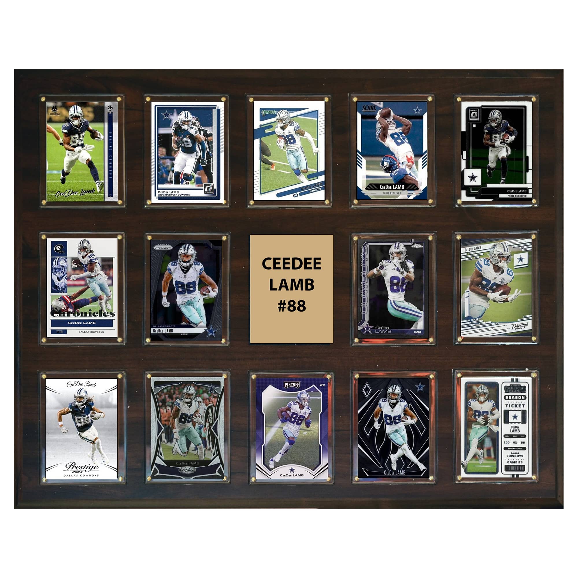 "C&I Collectibles - CeeDee Lamb Dallas Cowboys 16"" x 20"" Trading Card Plaque - Multicolor" price history on PriceWatchPro