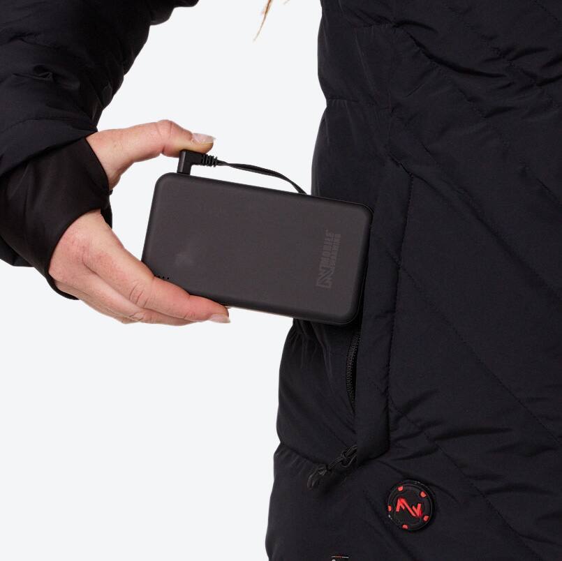 Back. Mobile Warming - Women's Meridian Heated Jacket - Black.