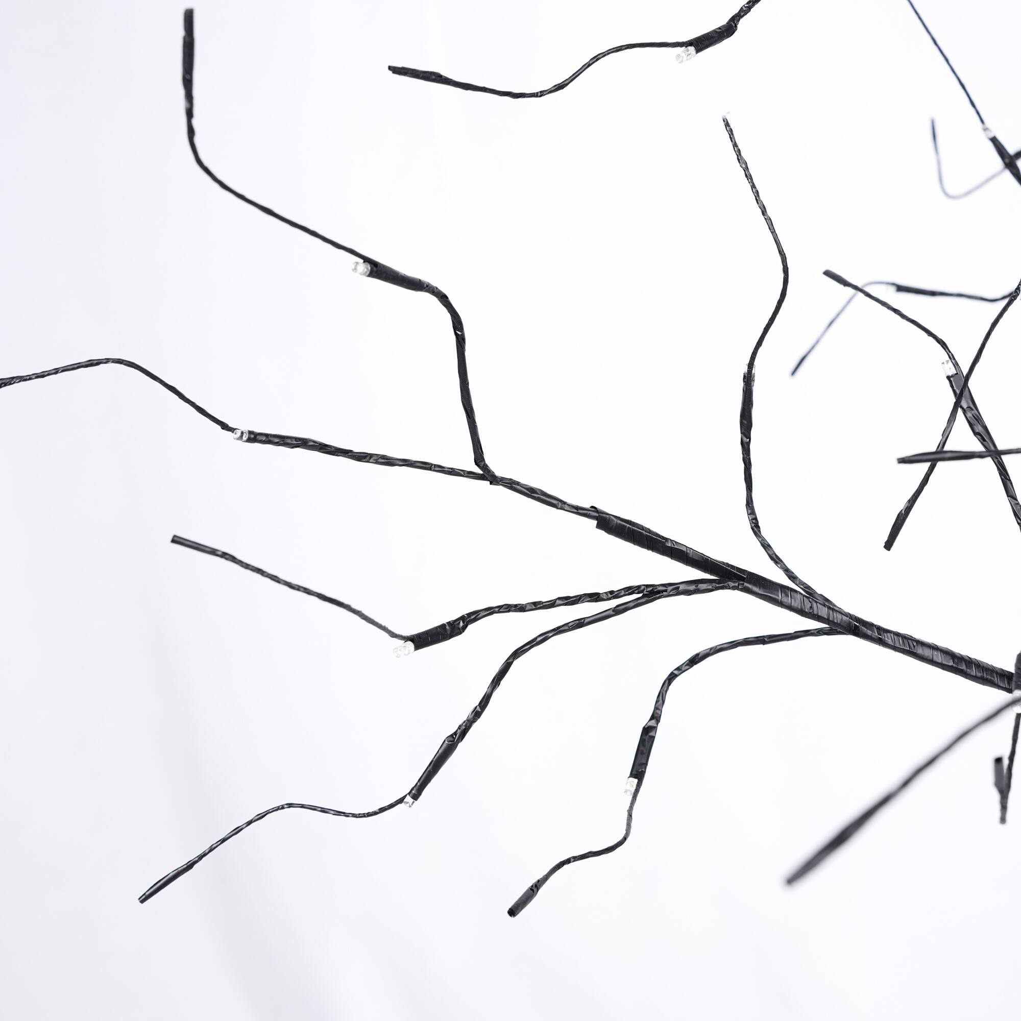 Alt View 10. Tiramisubest - 3 Pac Halloween Spooky Tree with Purple Lights, 4FT 5FT and 6FT, Lighted Black Tree for Halloween Decoration - Black,Purple.