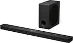 Front. LG - 5.1.3-Channel S90TY Soundbar with Wireless Subwoofer, Dolby Atmos, WOW Orchestra - Black.