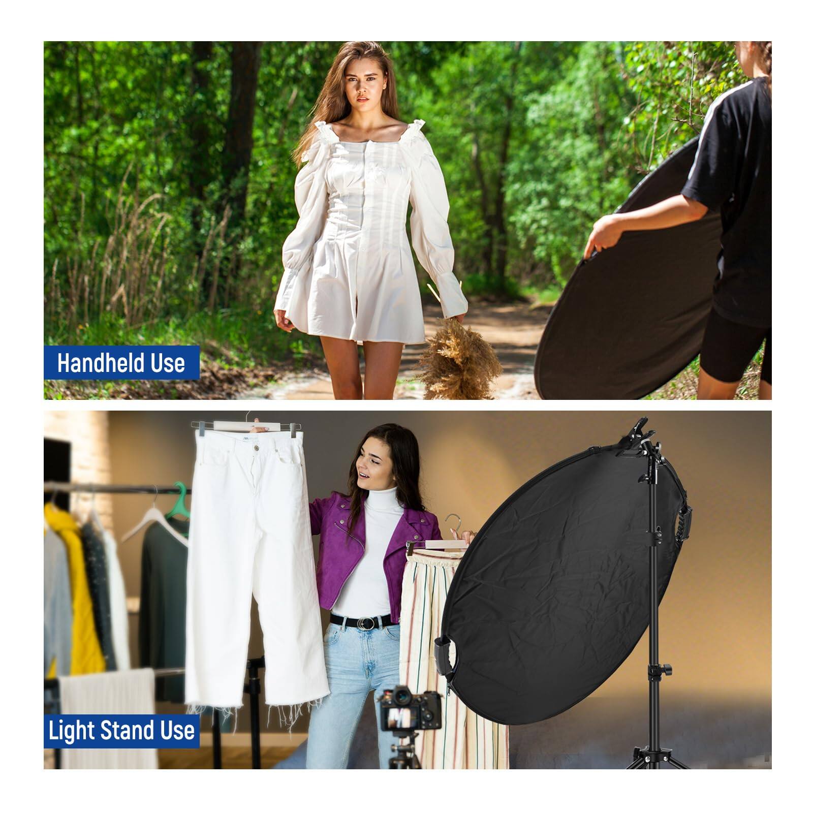 Handheld Use

Light Stand Use