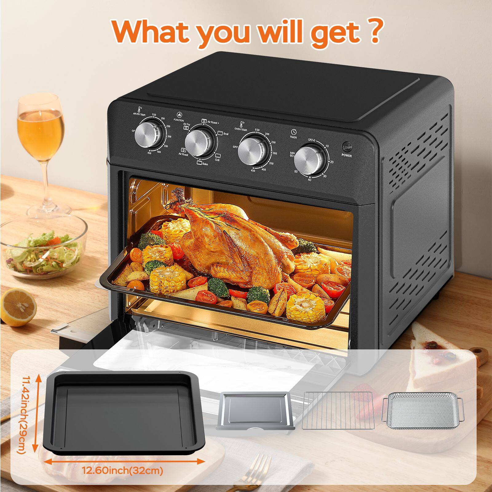 What you will get?

F M - - - Ny - 9 - - - - CC - -  - - P -  - t - d - - - - Res A - 1 - -  M 4 . J

POWER 11.42inch(29cm) 12.60inch(32cm)
