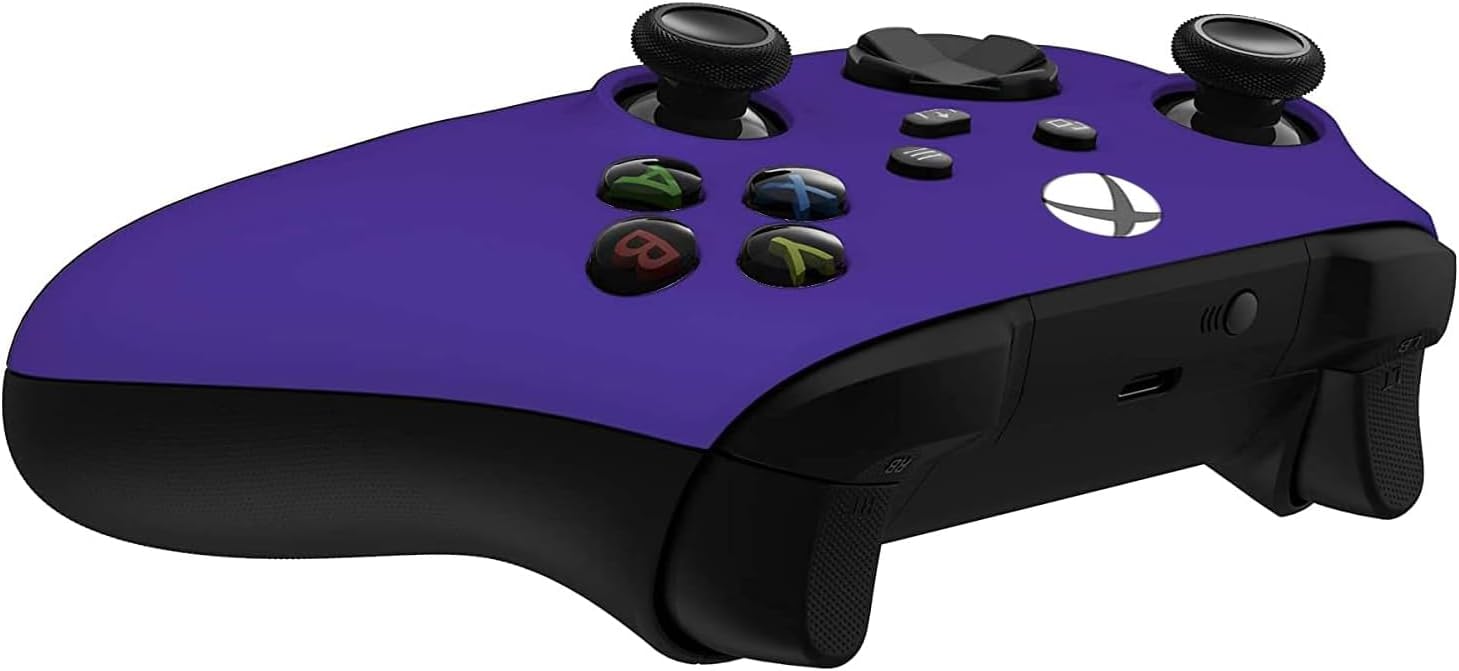 Back. Custom Controllerzz - Custom Wireless Controller for Xbox Series X|S, Xbox One, & PC - Purple.