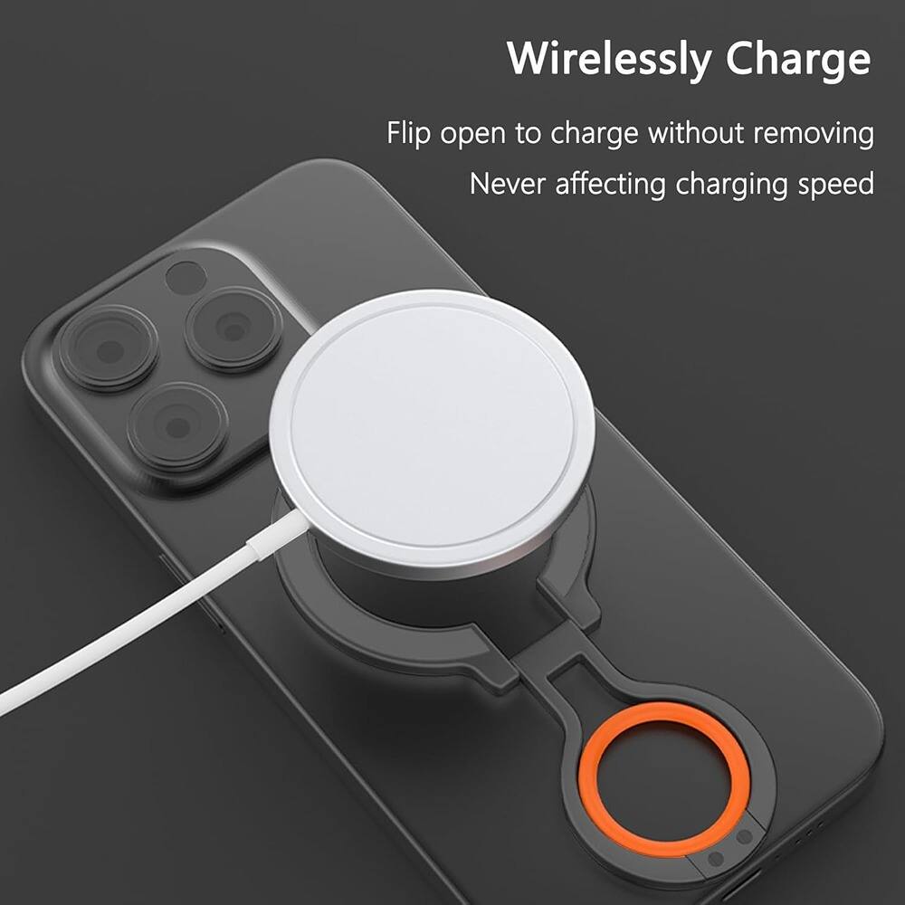 Wirelessly Charge

Flip open to charge without removing  
Never affecting charging speed