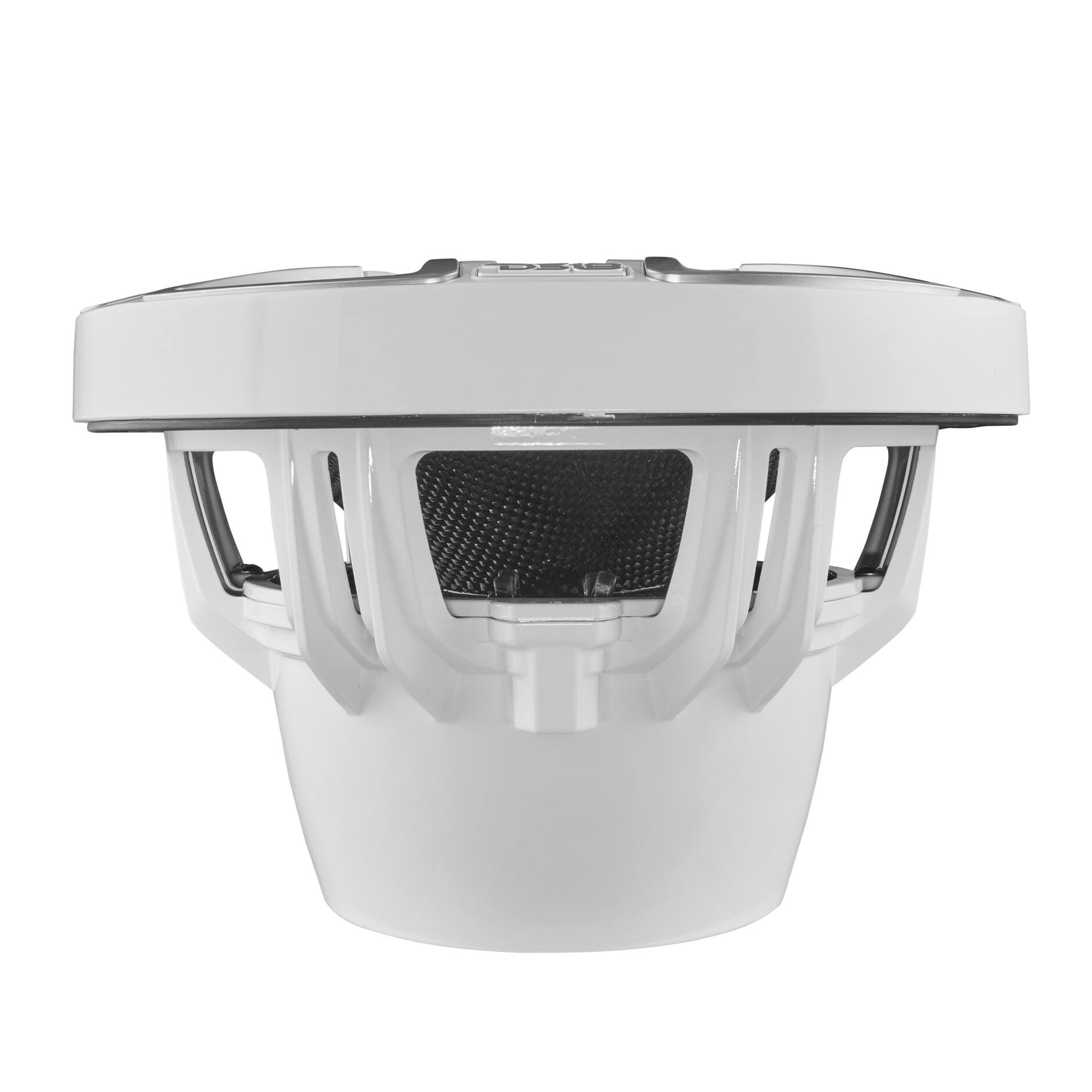 Alt View 3. DS18 Audio - 10" Marine Subwoofer With Carbon Fiber Cone, Neodymium Magnet and Digital LED Lights | 600W RMS 4-Ohm - White - White.