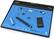 Alt View 11. iFixit - FixMat ESD Magnetic Project Tray - Blue.