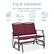 Use it Anywhere
This modern loveseat looks elegant in any outdoor setting
Patio
Porch
Balcony
Garden