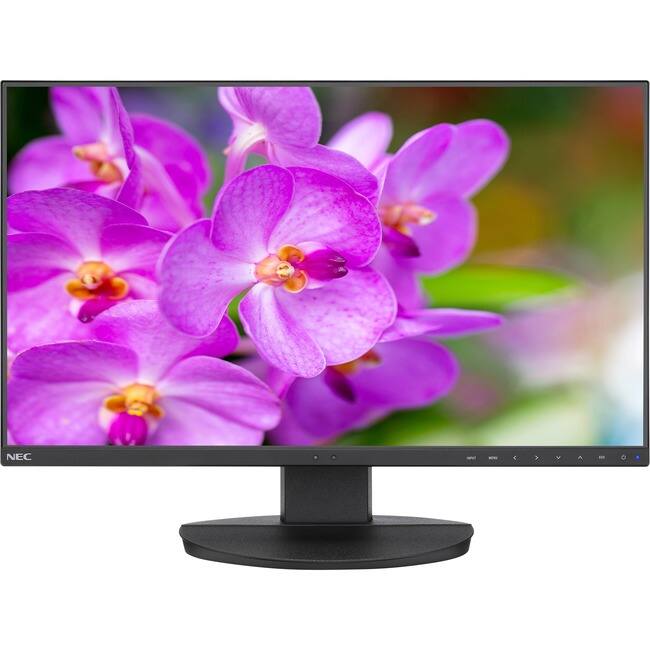 Front. NEC - NEC Display MultiSync EA241F-BK Full HD LCD Monitor - 16:9 - Black - 23.8" Viewable - WLED Backlight - 1920 x 1080 - Black.