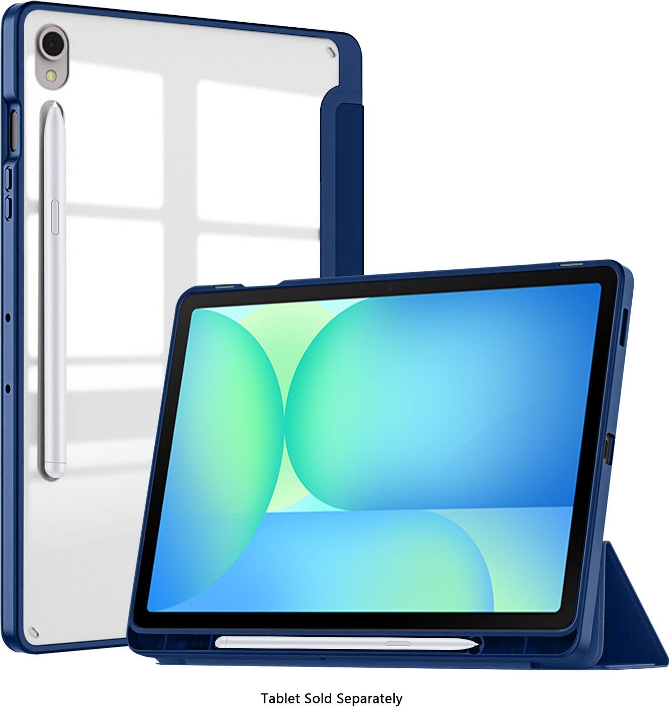 SaharaCase - Venture Series Folio Case for Samsung Galaxy Tab S10 FE+ - NightSky Blue
