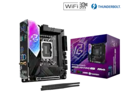 ASRock - B860I Lightning WiFi LGA 1851 Intel B860 SATA 6Gb/s Intel Core Ultra DDR5 Mini ITX Motherboard