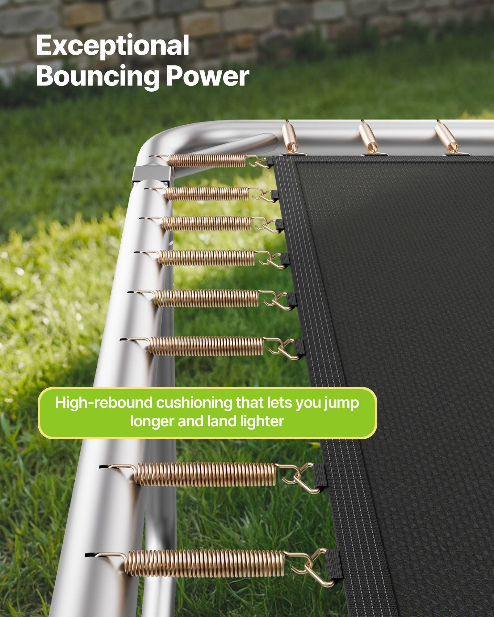 Exceptional Bouncing Power

High-rebound cushioning that lets you jump longer and land lighter