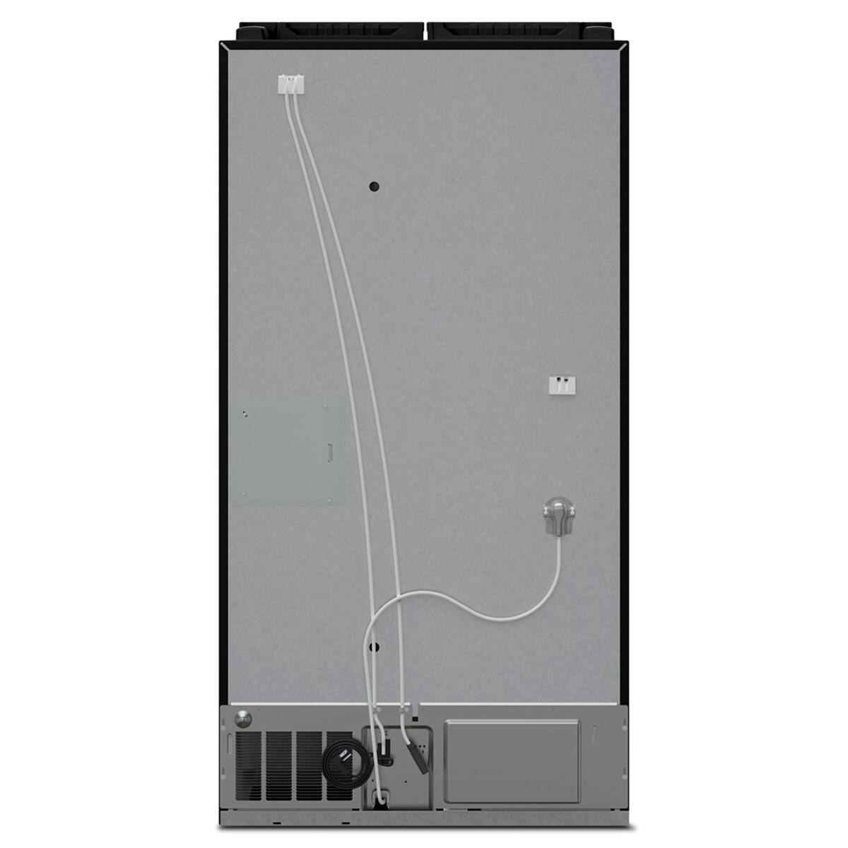 Alt View 9. Whirlpool - 20 Cu. Ft. French Door Bottom Mount Counter-Depth Refrigerator - Print Resist Blk Stnlss.