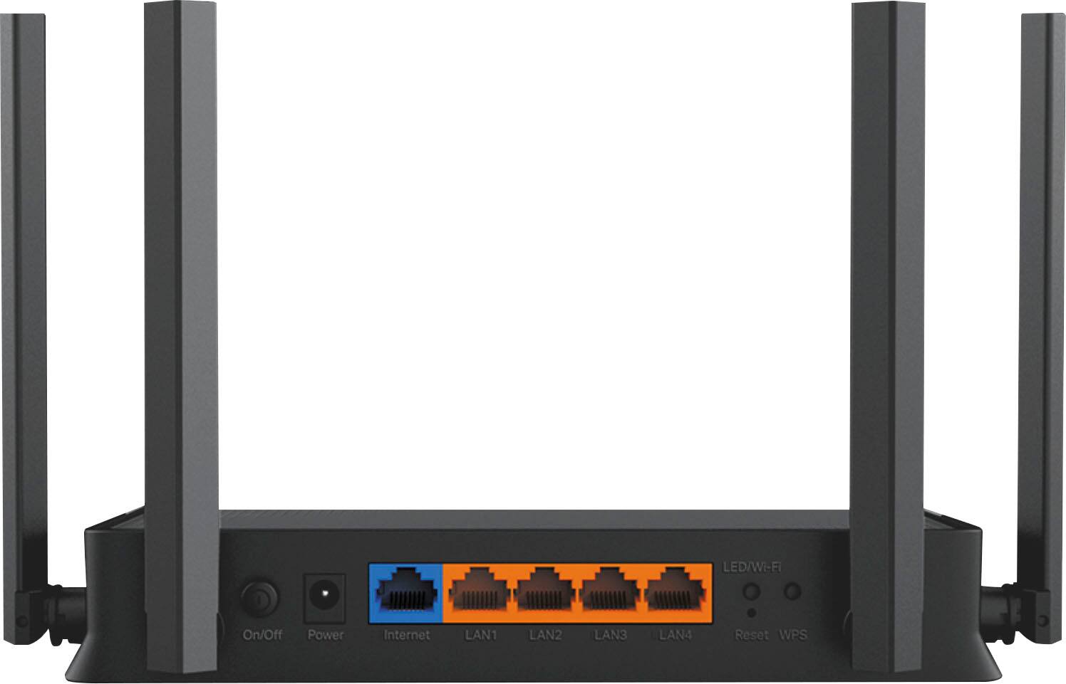 LED/Wi-Fi  
On/Off  
Power  
Internet  
LAN1  
LAN2  
LAN3  
LAN4  
Reset  
WPS