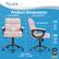 Left. Click365 - Transform 2.0 Extra Comfort Ergonomic Mid-Back Desk Chair - Light Pink.