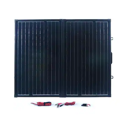 Front. Nature Power - 120 Watt Briefcase Solar Panel.