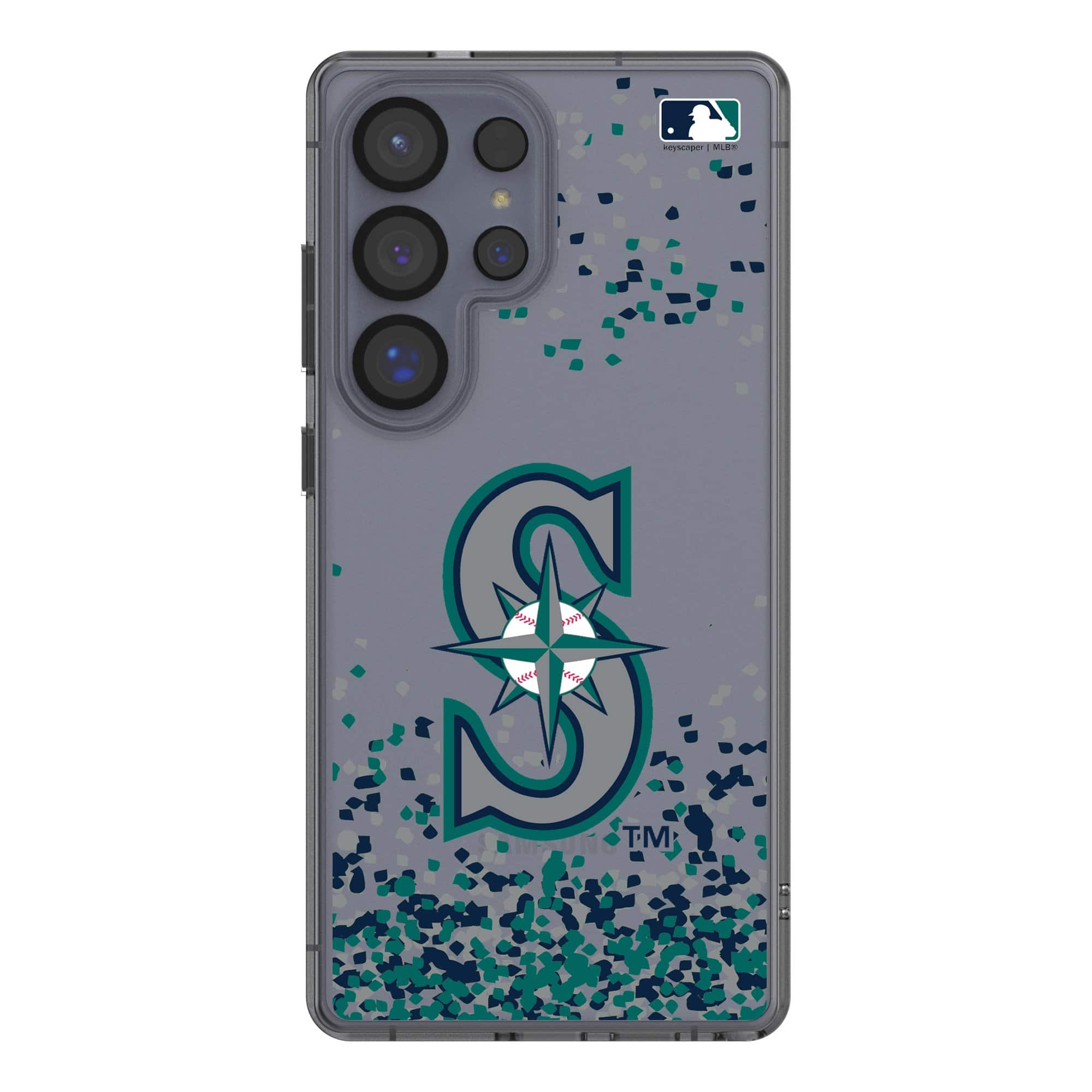 Keyscaper - MLB - Seattle Mariners Galaxy S8 Confetti Design Clear Case - S23 Plus - Multicolor price history on PriceWatchPro