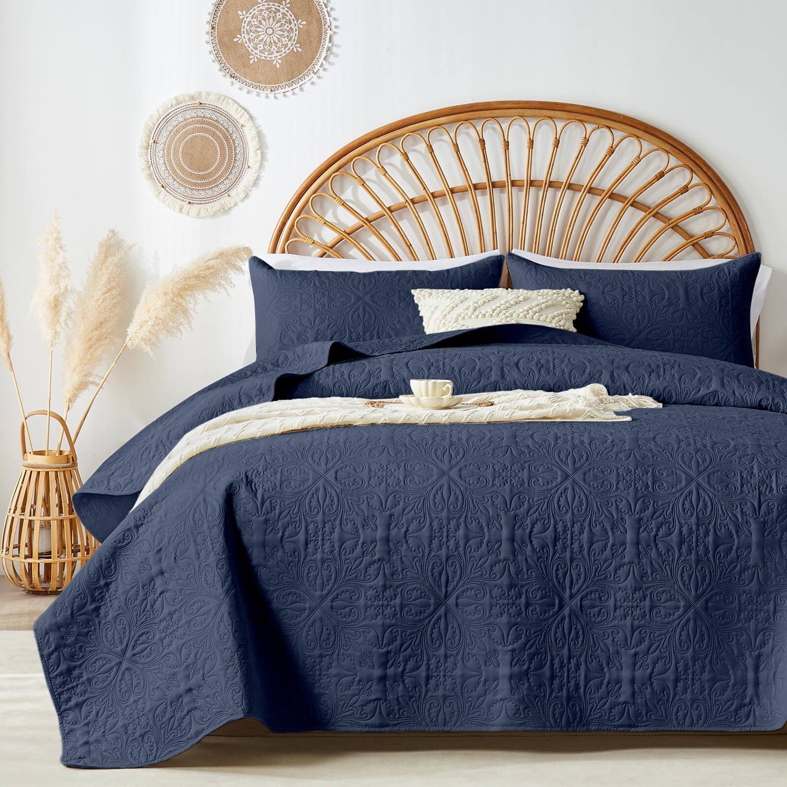 Navy Blue-Full/Queen(90"x96")