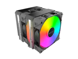 Montech - NX600 ARGB Dual-Tower Cooler | 6 Heatpipes, AM5/LGA1700/1851 - Black