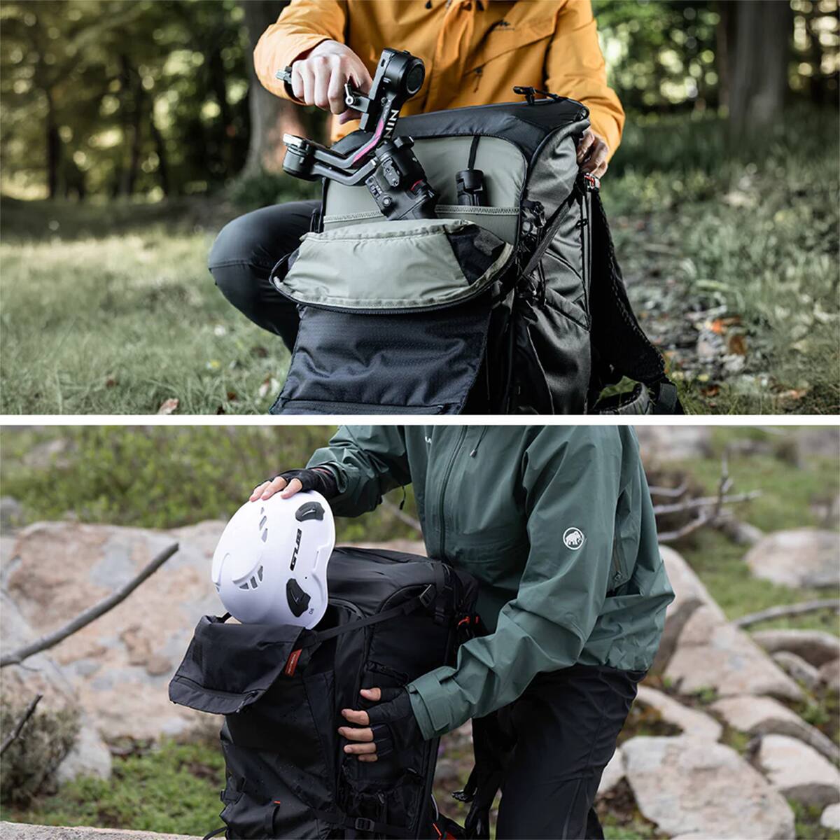 Alt View 6. PGYTECH - PGYTECH OnePro Focux 35L Camera Backpack, Space Black.