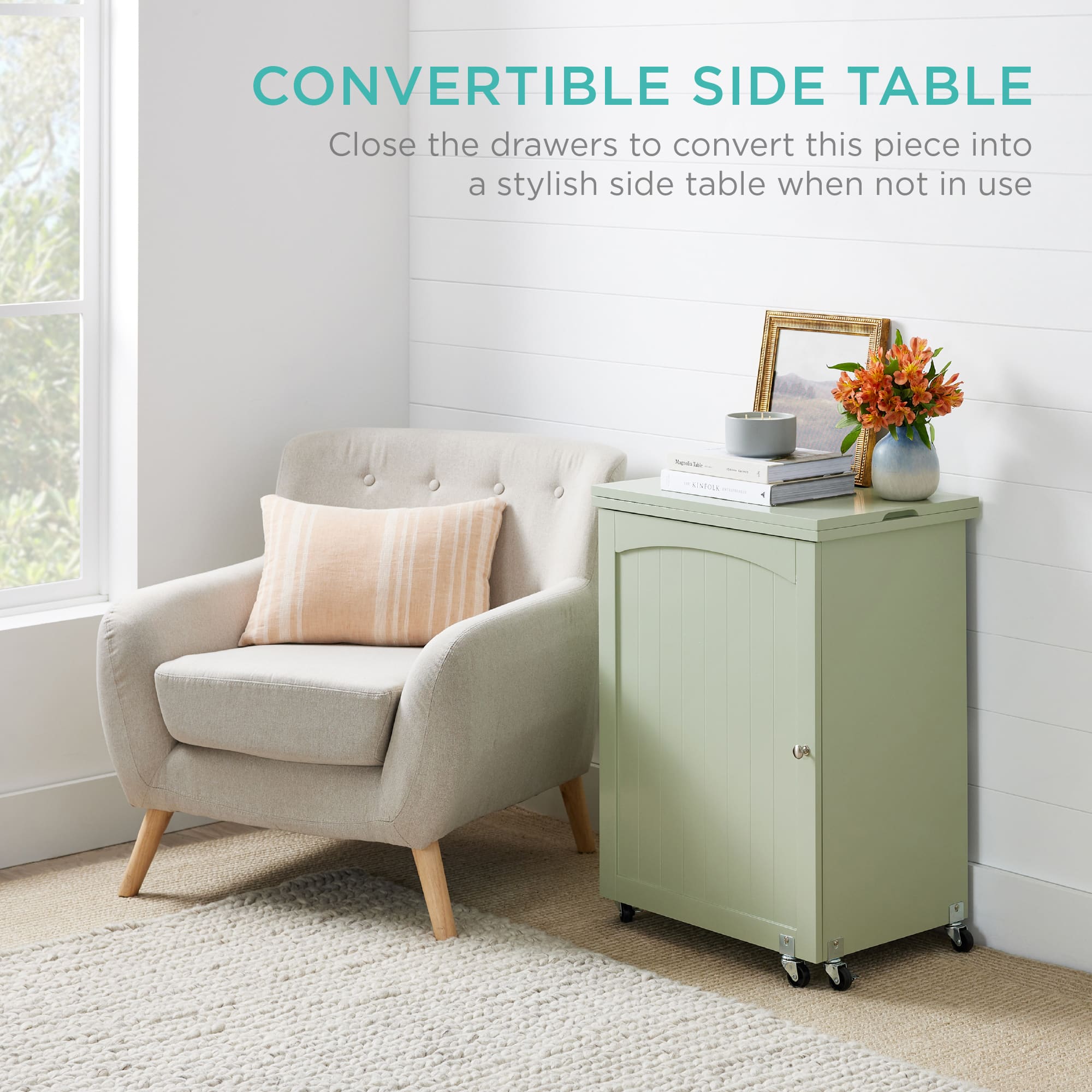 Best Choice Products Sewing Machine Table & Desk w/ Craft Storage
