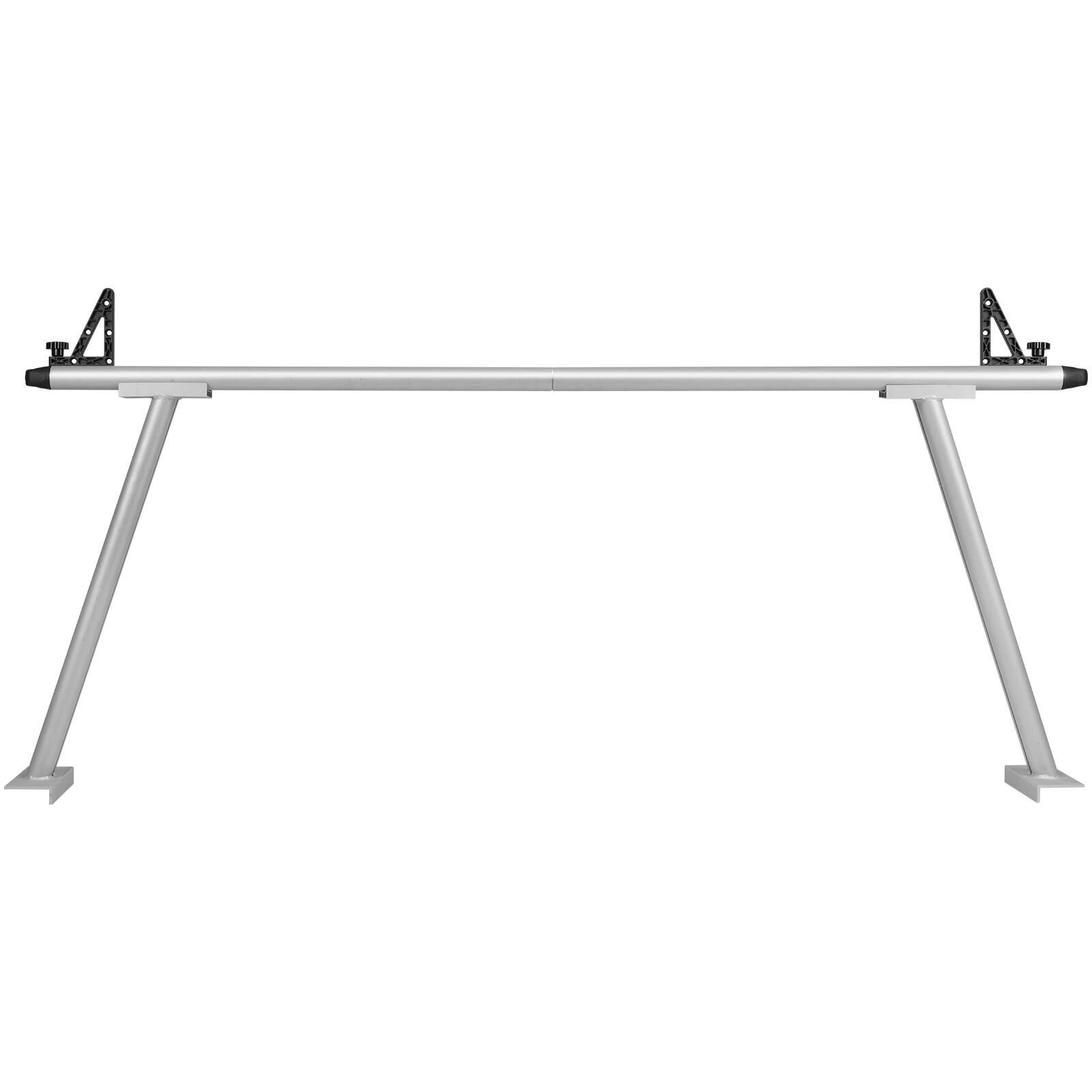 Alt View 5. VEVOR - Truck Rack, 800 lbs Capacity, 71"x32" Aluminum Ladder Rack for Truck with 8 Non-Drilling C-clamps - Black.