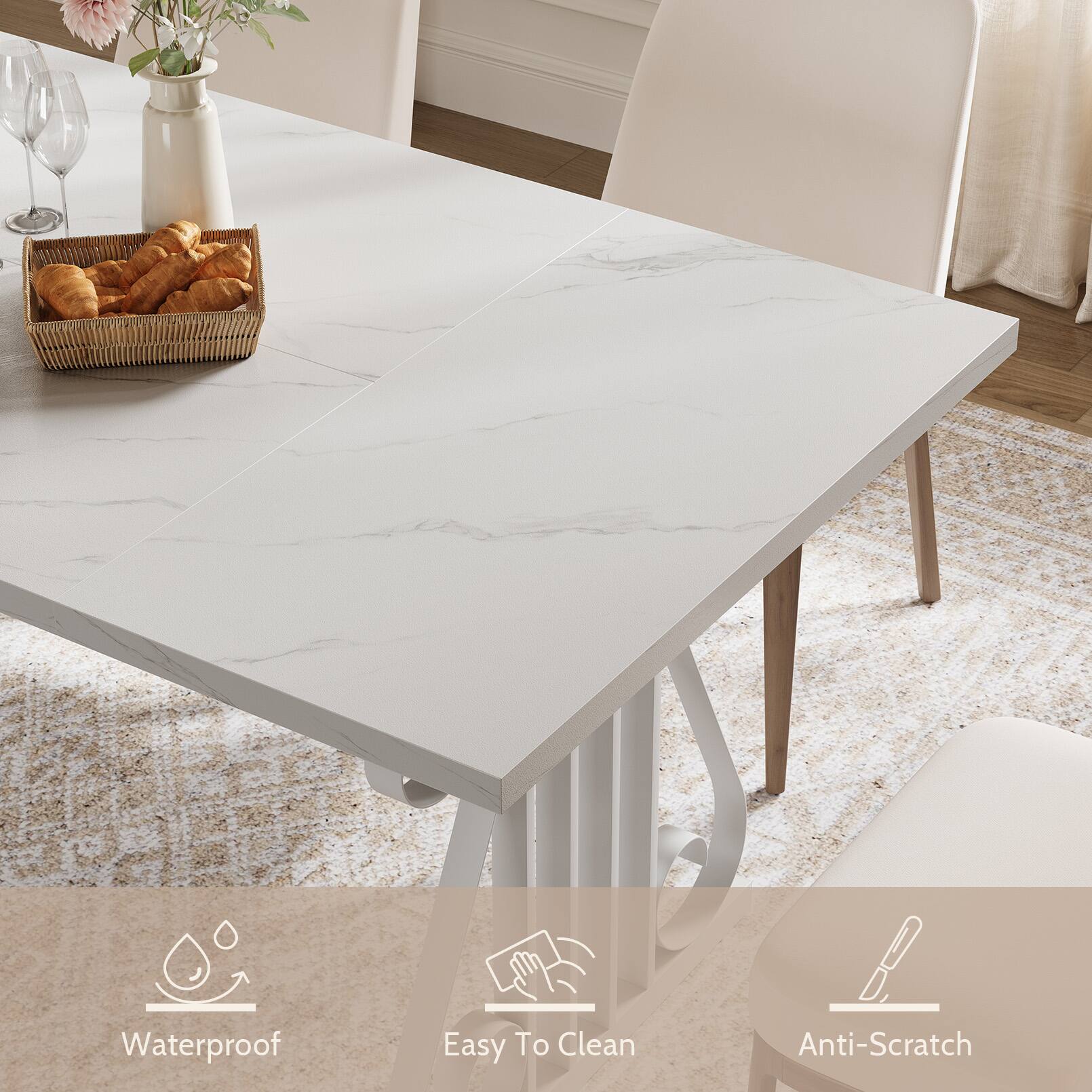 Waterproof  
Easy To Clean  
Anti-Scratch