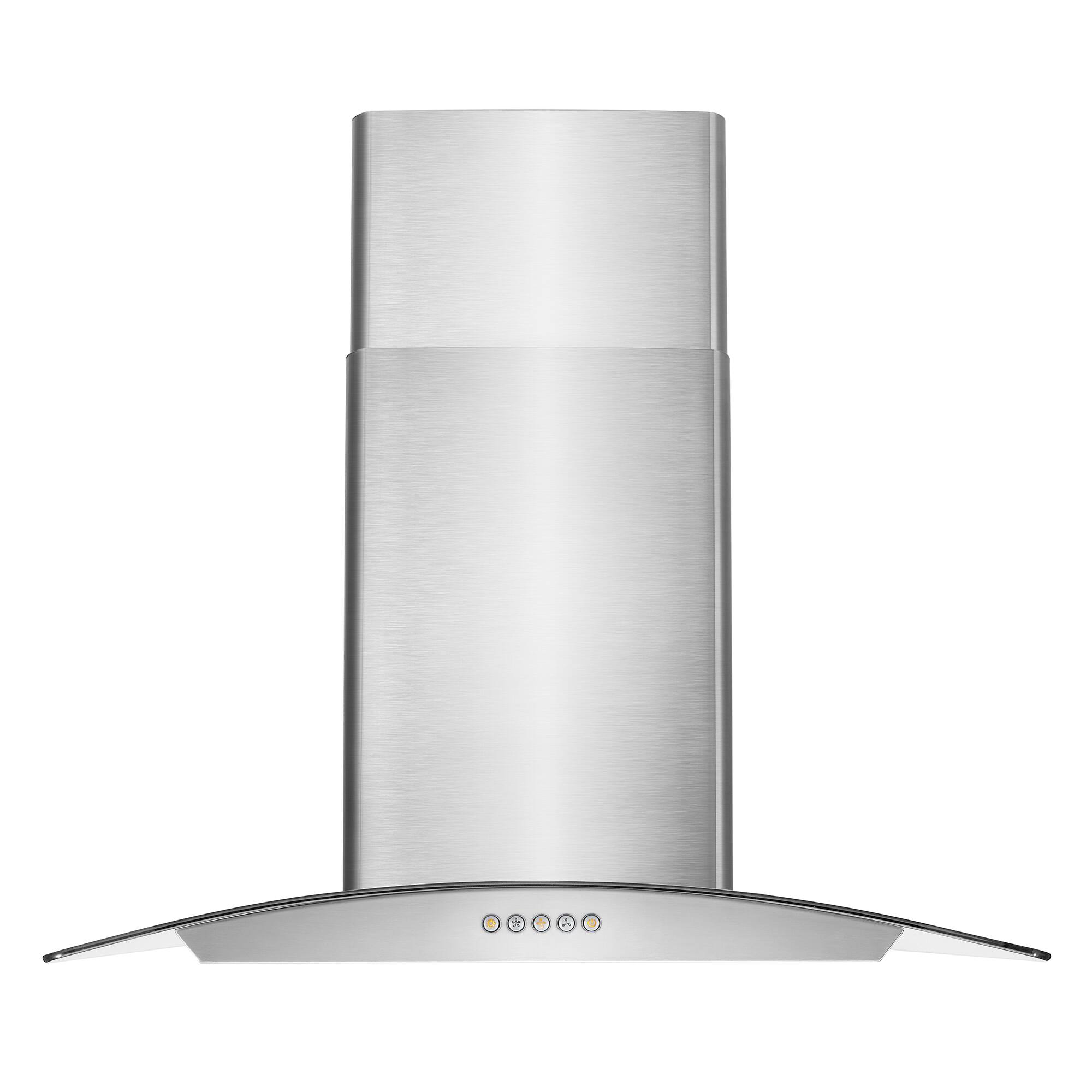 Alt View 2. COSMO - COS-668WRC75 30 in. Vista Collection 380 CFM Ducted Wall Mount Range Hood, Button Controls, LED Lights - Stainless Steel.