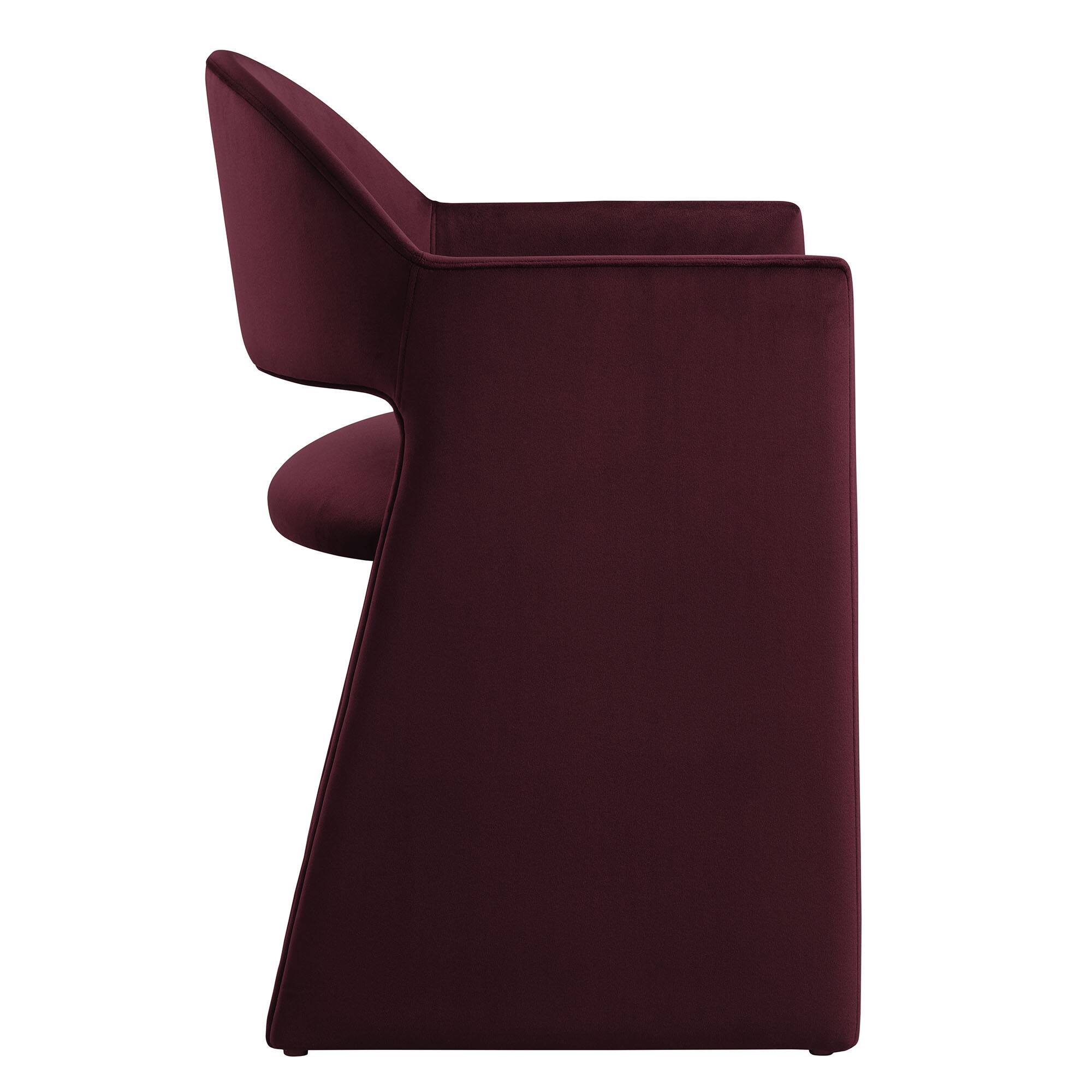 Alt View 2. Modway - Talia Dining Armchair - Mulberry.