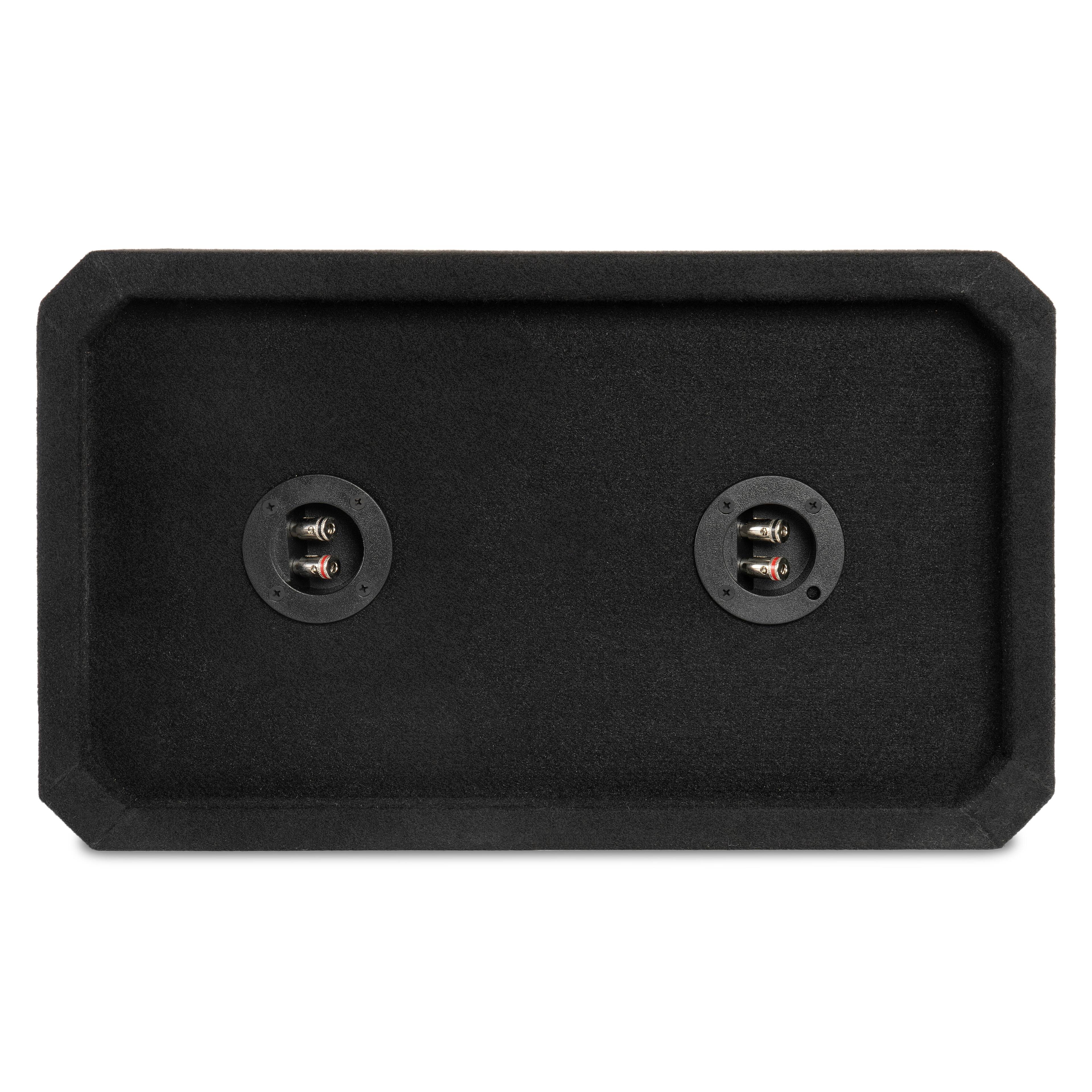 Alt View 2. NVX - NE82S Dual 8" Sealed 3/4" MDF Subwoofer Enclosure.