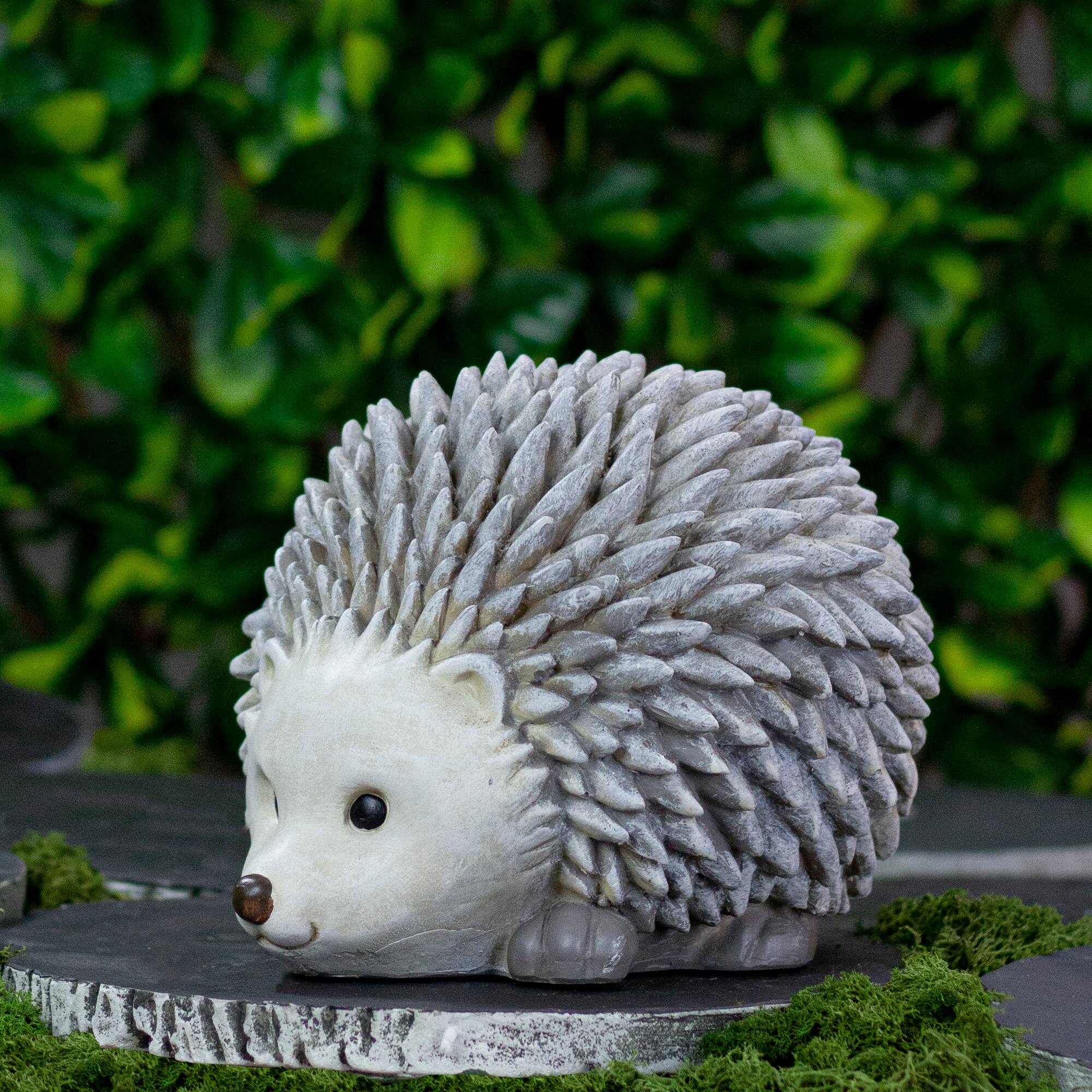 Alt View 1. Roman - Pudgy Pals Hedgehog Bluetooth Speaker - 6.25" - Gray.