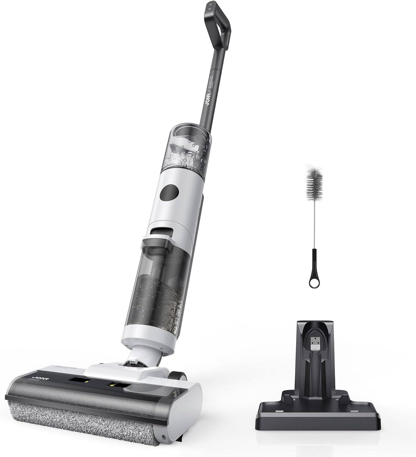 Front. JONR - JONR ED12 Wet Dry Vacuum Cleaner,Cordless Floor Cleaning Suitable for Combination of Hard Floor Vacuum Cleaner and Mop - White.