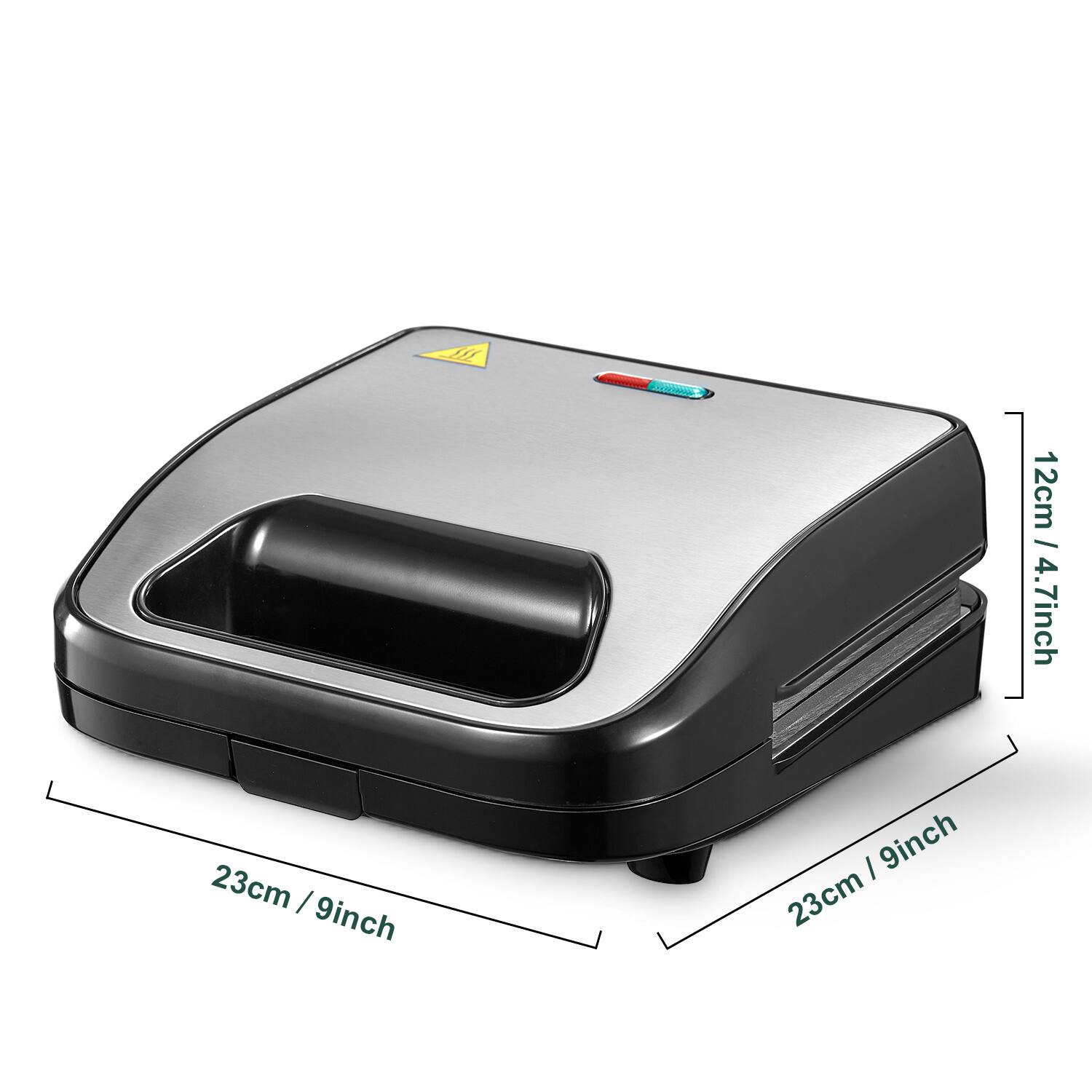 12cm / 4.7inch
23cm / 9inch
23cm / 9inch