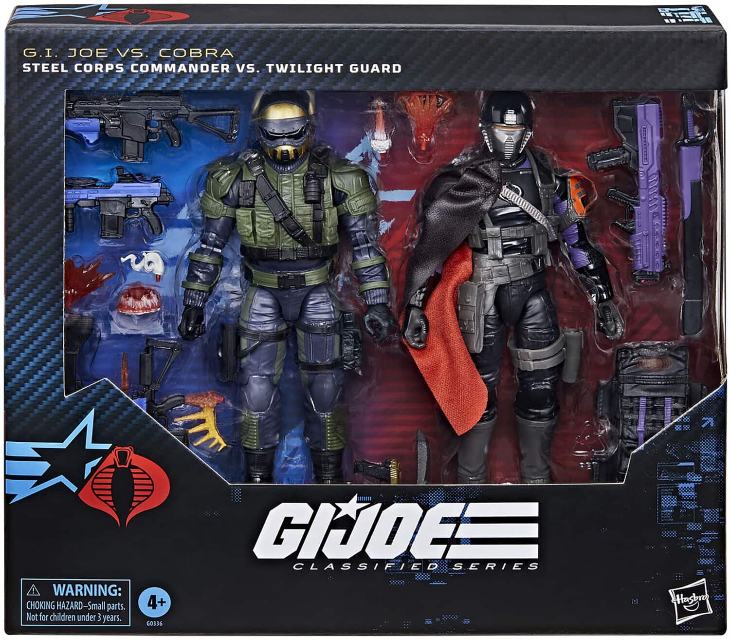Hasbro - Collectibles - G.I. Joe - Classified Series #141, Steel Corps Commander Vs. Twilight Guard Action- COLLECTABLES - Multicolor