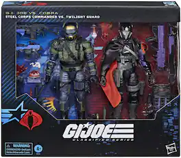 Hasbro - Collectibles - G.I. Joe - Classified Series #141, Steel Corps Commander Vs. Twilight Guard Action- COLLECTABLES - Multicolor
