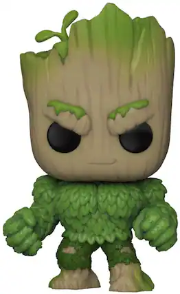 Front. Funko - FUNKO POP! Marvel: We Are Groot - Hulk - COLLECTIBLES - Multicolor.
