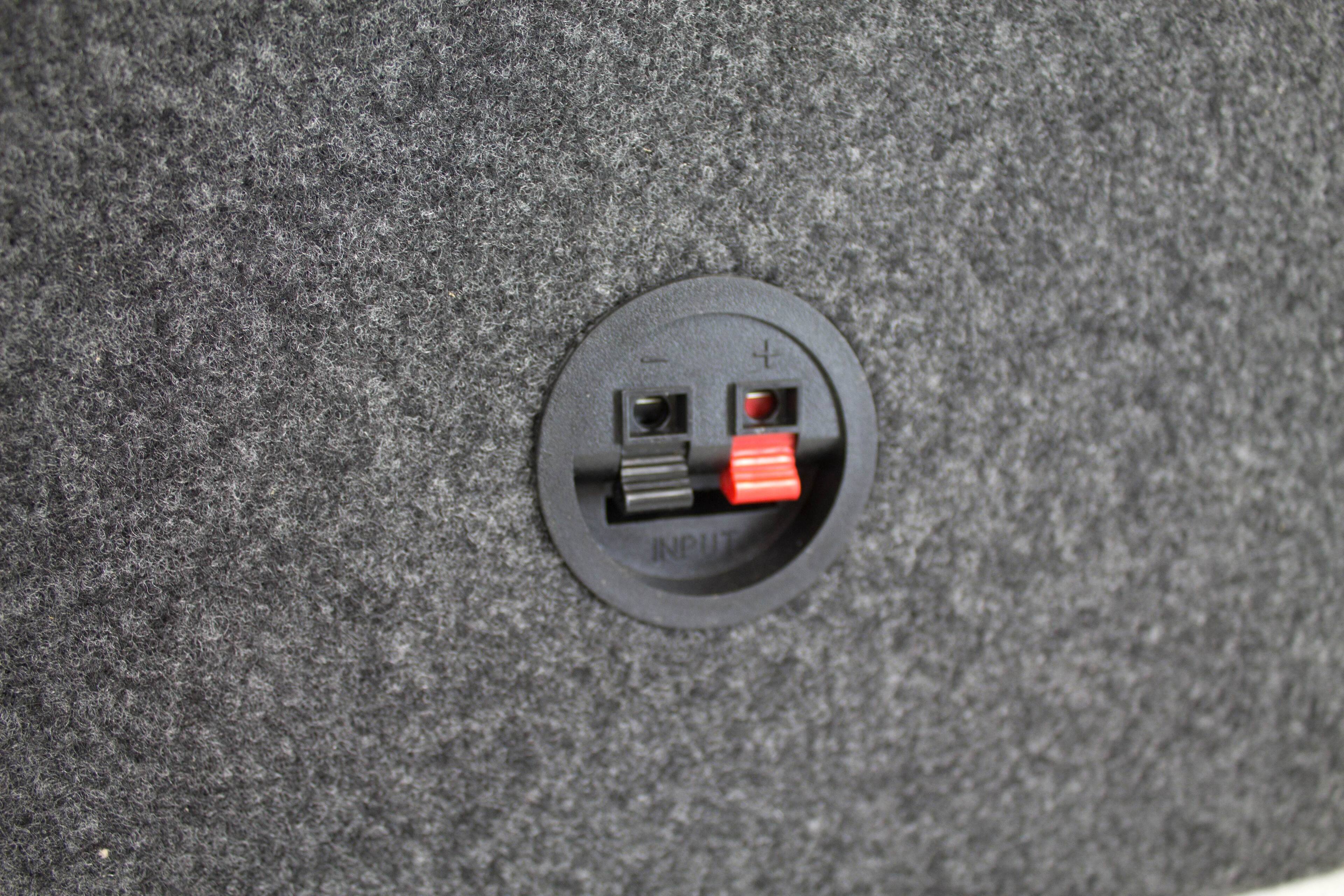 Alt View 5. QPower - QPower Angled Style 6 x 9 Inch Car Audio Speaker Box Enclosures, 2 Speaker Boxes - Black.