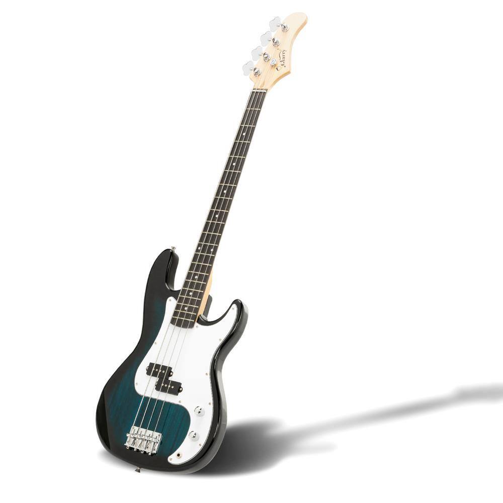 Back. Winado - Electric Bass Guitar Full Size 4 String Rosewood Basswood Fire Style Exquisite Burning Bass FOR  Beginner.