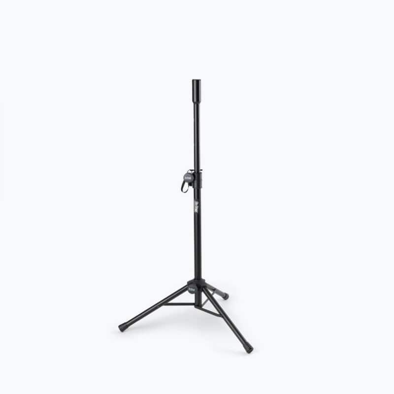 On Stage Stands - On-Stage SSAS7000B Mini Adjustable Speaker Stand (Folding, Portable, PA Loudspeaker Setup, Tripod Base, Nonslip Rubber - Black